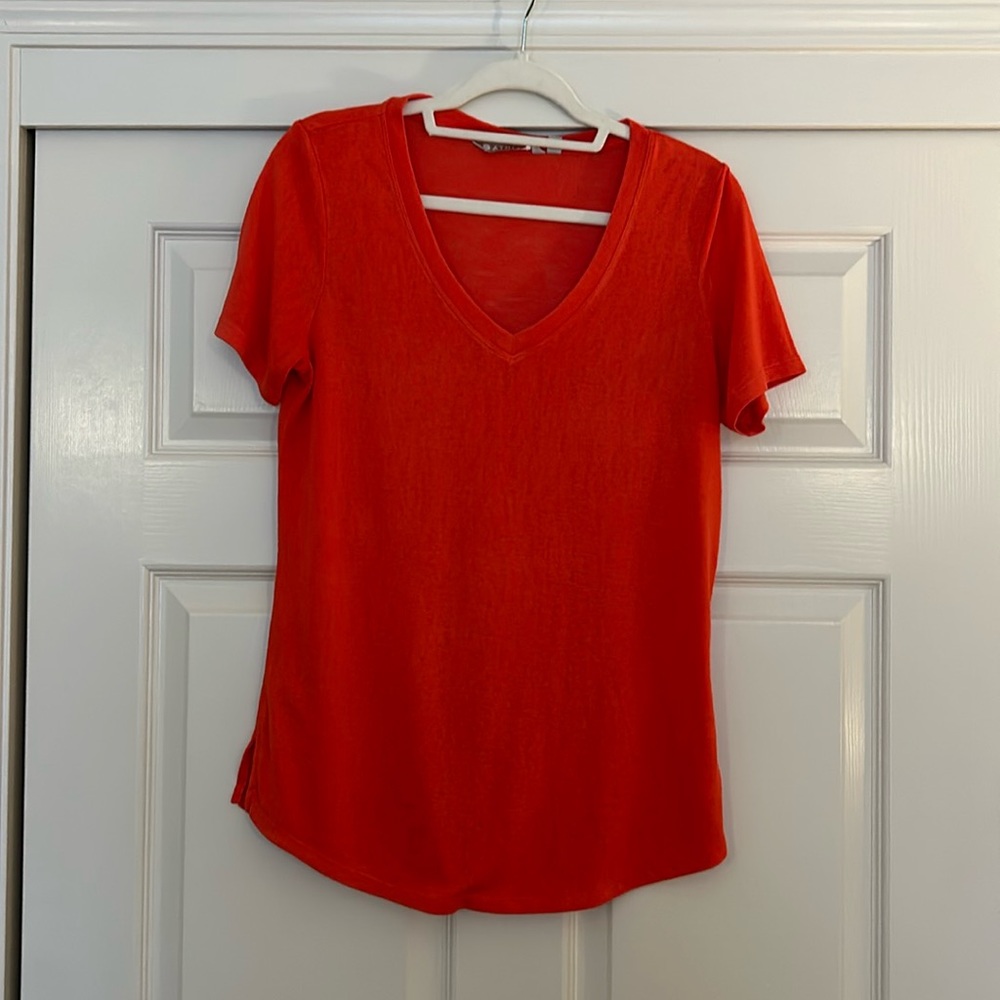 Athleta V-neck Breezy Top - size Medium tall